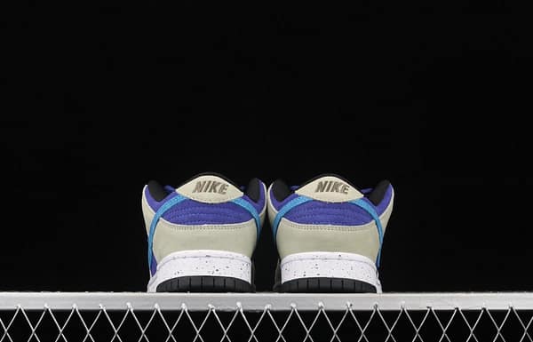 NIKE SB DUNK Low Prm khaki blue SB rebound fashion casual board shoes BQ6817-301 - Image 14