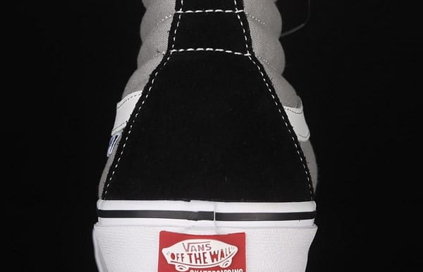 Vans Sk8-Hi black and gray color high-top casual board shoes VN0A45JD2LB - Image 6