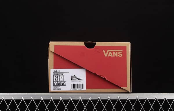 Vans Sk8-Hi black and gray color high-top casual board shoes VN0A45JD2LB - Image 11