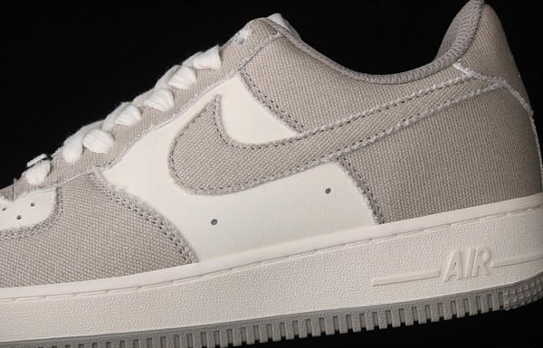 NIKE Air Force 1x07 sail leather spliced low-top casual board shoes BQ5806-228 - Image 7