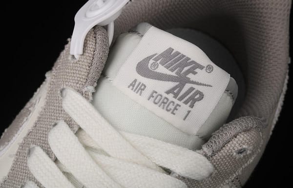 NIKE Air Force 1x07 sail leather spliced low-top casual board shoes BQ5806-228 - Image 8