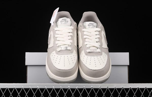 NIKE Air Force 1x07 sail leather spliced low-top casual board shoes BQ5806-228 - Image 12