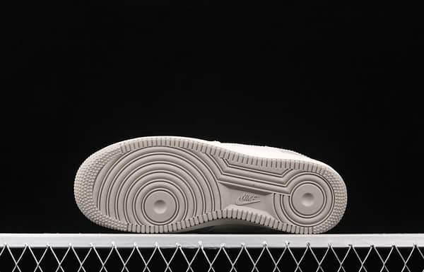 NIKE Air Force 1x07 sail leather spliced low-top casual board shoes BQ5806-228 - Image 14