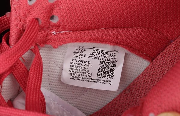 NIKE DUNK Low Raspberry Red raspberry red SB buckle rebound fashion casual board shoes DD1503-111, - Image 5