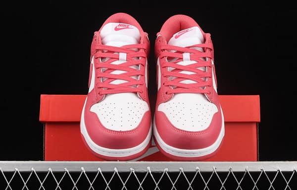 NIKE DUNK Low Raspberry Red raspberry red SB buckle rebound fashion casual board shoes DD1503-111, - Image 12
