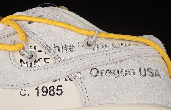OFF-White x NIKE DUNK Low OW suede SB buckle rebound fashion casual board shoes DJ0950-109 - Image 8