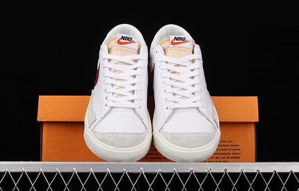 NIKE Blazer Low'77 Vintage Trail Blazers Leather Leather low-top Leisure Board shoes DA6364-102 - Image 12