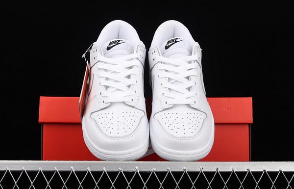 NIKE SB DUNK Low Prm pure white color SB buckle rebound fashion leisure board shoes DD1503-109 - Image 12