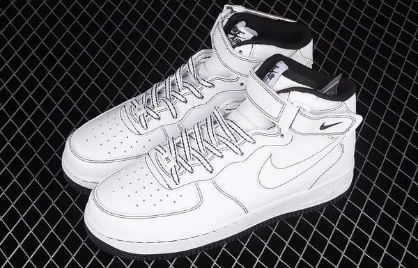 NIKE Air Force 11607 Mid medium side leisure sports board shoes CV1724-104 - Image 10