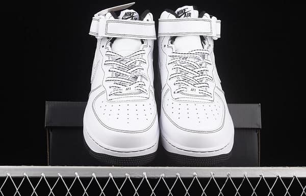 NIKE Air Force 11607 Mid medium side leisure sports board shoes CV1724-104 - Image 12