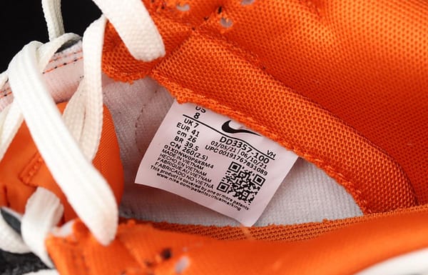NIKE SB DUNK Low Halloween black, white and orange luminous Halloween SB rebound fashion casual board shoes DD3357-100 - Image 5