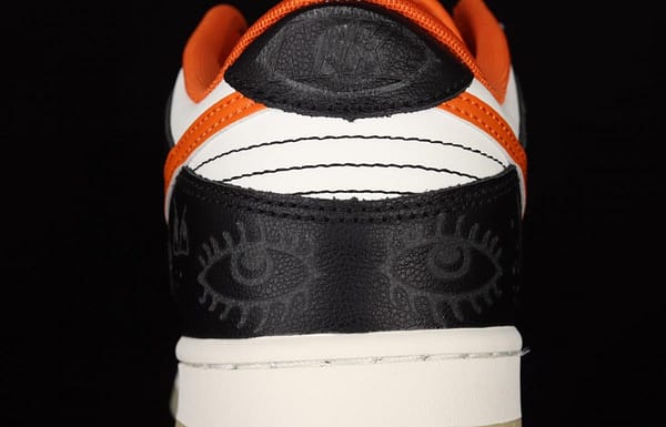 NIKE SB DUNK Low Halloween black, white and orange luminous Halloween SB rebound fashion casual board shoes DD3357-100 - Image 6