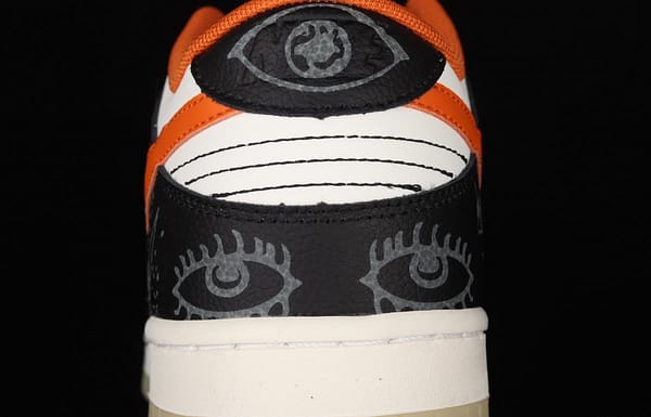 NIKE SB DUNK Low Halloween black, white and orange luminous Halloween SB rebound fashion casual board shoes DD3357-100 - Image 6