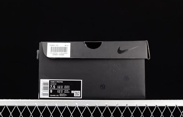 NIKE Zoom Kobe 5 Chaos Kobe Bryant 5 Bruce Lee co-signed professional actual basketball shoes CD4991-101 - Image 12