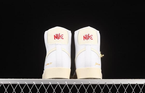 NIKE Blazer Mid'77 Vntg Emb Cream Yellow Trail Blazers high-top casual board shoes CW6421-100 - Image 13