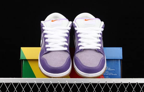 NIKE SB DUNK Low Prm secret purple color SB buckle rebound fashion casual board shoes DA9658-500 - Image 13