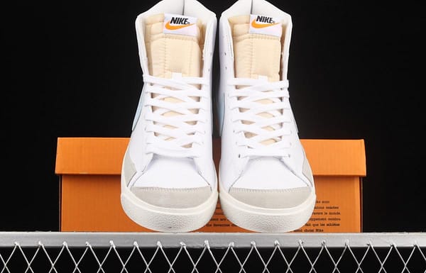 NIKE Blazer Mid'77 Vntg azure blue trailblazer high top casual board shoes BQ6806-109 - Image 12