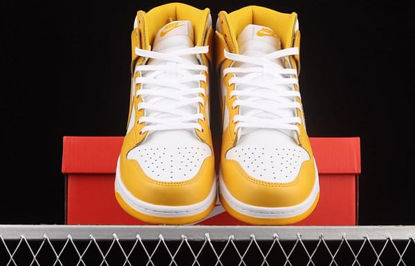 NIKE SB DUNK High white and yellow color SB rebound high upper shoes DD1869-106 - Image 12