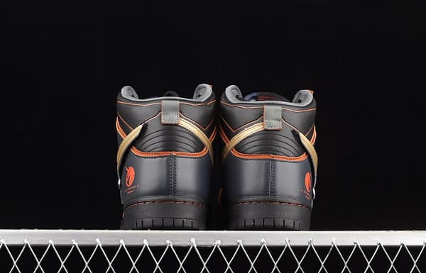 NIKE SB DUNK High Gundam joint style SB buckle rebound fashion casual board shoes DH7717-400 - Image 13