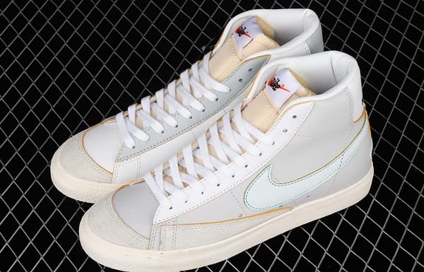 NIKE Blazer Mid GS Trail Blazers high-top casual board shoes DC5203-100 - Image 11