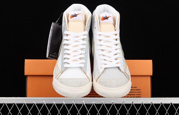 NIKE Blazer Mid GS Trail Blazers high-top casual board shoes DC5203-100 - Image 13