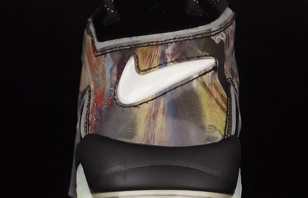 NIKE Air More Uptempo 96 QS Pippen original series black and green floating world painting night light classic high street leisure sports culture basketball shoes DM6213-045 - Image 4