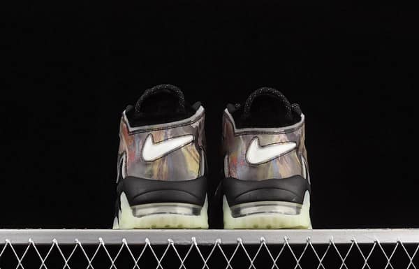 NIKE Air More Uptempo 96 QS Pippen original series black and green floating world painting night light classic high street leisure sports culture basketball shoes DM6213-045 - Image 13