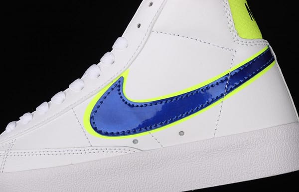 NIKE Blazer Mid GS Trail Blazers high-top casual board shoes DB4677-100 - Image 7