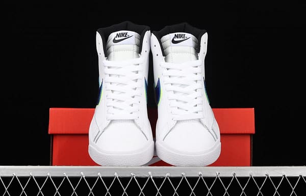 NIKE Blazer Mid GS Trail Blazers high-top casual board shoes DB4677-100 - Image 12
