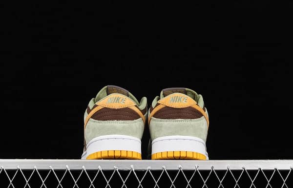 NIKE SB DUNK Low Prm green brown orange SB rebound fashion casual board shoes DH5360-300 - Image 13
