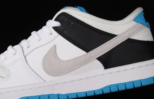 NIKE SB DUNK Low Prm laser blue color SB buckle rebound fashion casual board shoes BQ6817-101 - Image 7