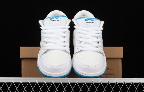 NIKE SB DUNK Low Prm laser blue color SB buckle rebound fashion casual board shoes BQ6817-101 - Image 13