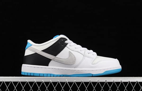 NIKE SB DUNK Low Prm laser blue color SB buckle rebound fashion casual board shoes BQ6817-101 - Image 16