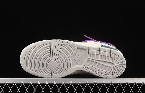 OFF-White x NIKE DUNK Low OW suede SB buckle rebound fashion casual board shoes DJ0950-101, - Image 15