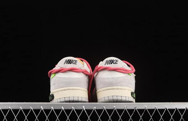 OFF-White x NIKE DUNK Low OW suede SB buckle rebound fashion casual board shoes DJ0950-117 - Image 14