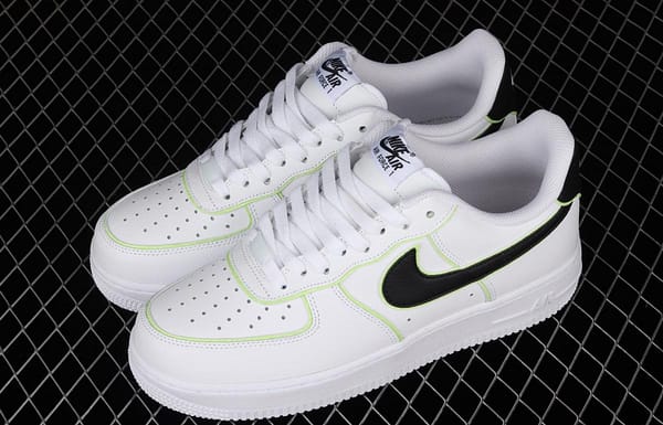 NIKE Air Force 1x07 Low black and white night bald low-top casual board shoes CW2288-304 - Image 10