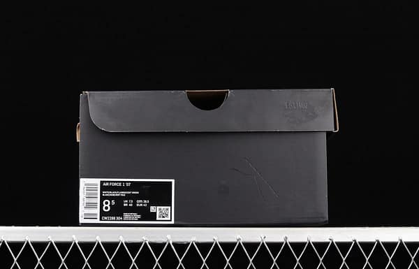 NIKE Air Force 1x07 Low black and white night bald low-top casual board shoes CW2288-304 - Image 11