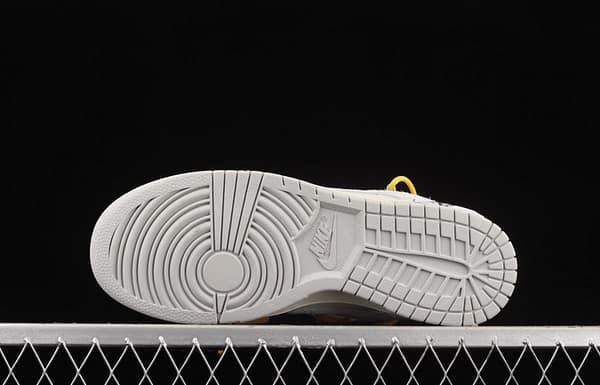 OFF-White x NIKE DUNK Low 12 of 50 OW suede SB buckle rebound fashion casual board shoes DJ0950-109 - Image 15