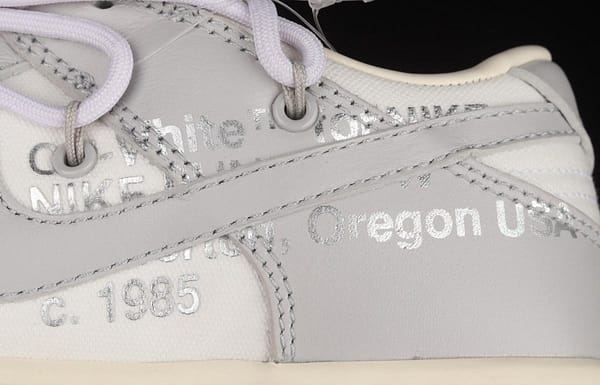OFF-White x NIKE DUNK Low OW white gray leisure sports skateboard shoes DM1602-118 - Image 8