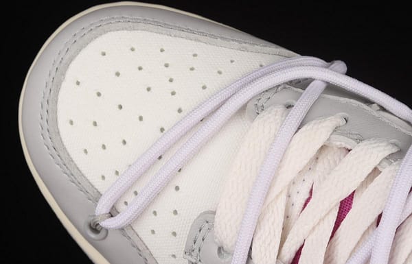 OFF-White x NIKE DUNK Low OW white gray leisure sports skateboard shoes DM1602-118 - Image 10