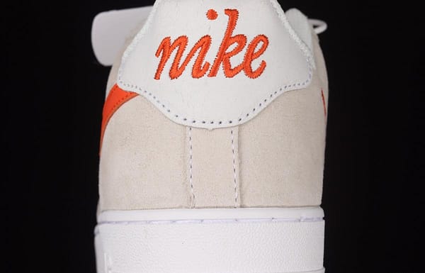 NIKE Air Force 1x 07 Low SE 50th anniversary low-top casual board shoes DA8302-101m white orange gold buckle - Image 6