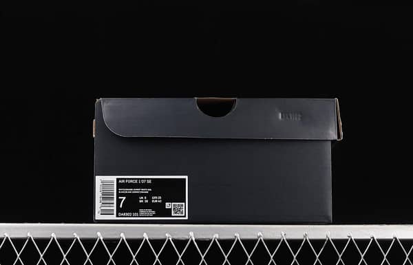 NIKE Air Force 1x 07 Low SE 50th anniversary low-top casual board shoes DA8302-101m white orange gold buckle - Image 11
