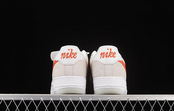 NIKE Air Force 1x 07 Low SE 50th anniversary low-top casual board shoes DA8302-101m white orange gold buckle - Image 13