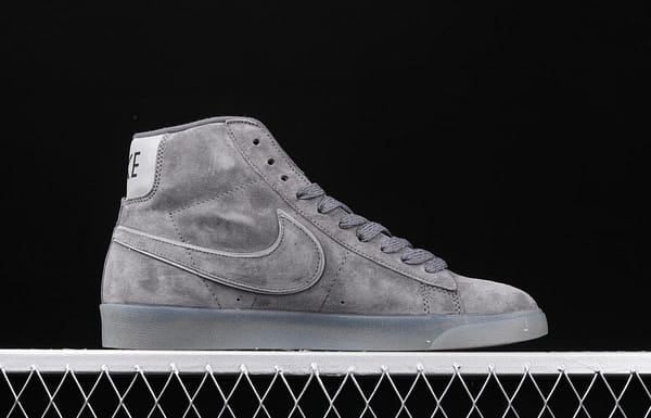 Reigning Champ x NIKE Blazer Mid Retro defending champion joint top suede 3M reflective high upper shoes 371761-900 - Image 16
