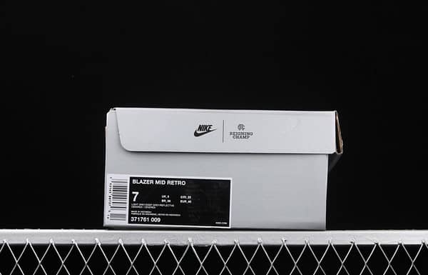 Reigning Champ x NIKE Blazer Mid Retro defending champion joint top suede 3M reflective high-top board shoes 371761-009 - Image 9