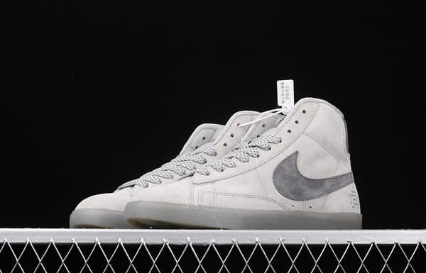 Reigning Champ x NIKE Blazer Mid Retro defending champion joint top suede 3M reflective high-top board shoes 371761-009 - Image 12