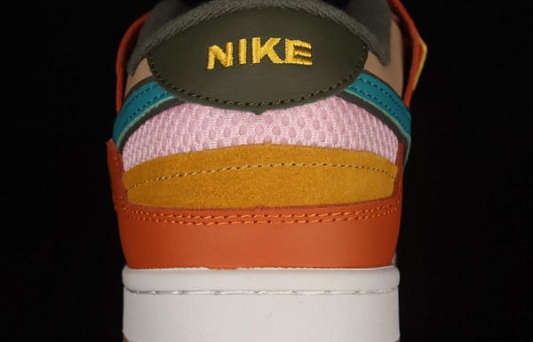 NIKE DUNK Scrap color stitching and stitching strange dazzling color low-top casual board shoes DB0500-200 - Image 6