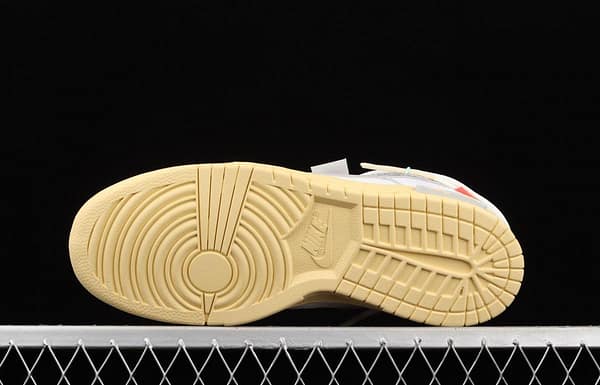 OFF-White x NIKE DUNK Low 04 of 50 OW white gray leisure sports skateboard shoes DM1602-127, - Image 14