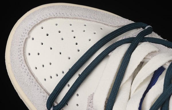 OFF-White x NIKE DUNK Low 12 of 50 OW suede SB buckle rebound fashion casual board shoes DJ0950-111, - Image 10