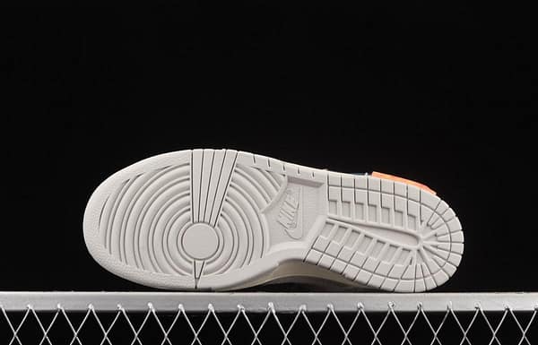 OFF-White x NIKE DUNK Low 12 of 50 OW suede SB buckle rebound fashion casual board shoes DJ0950-111, - Image 15